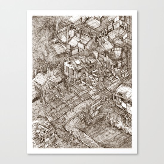 Welcome to my mind Canvas Print
