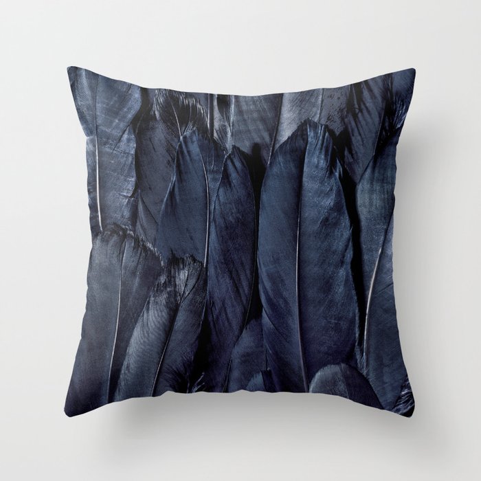 Black feather pillows clearance