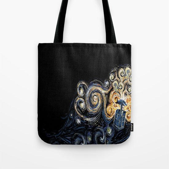 Doctor Who Van Gough Tote Bag