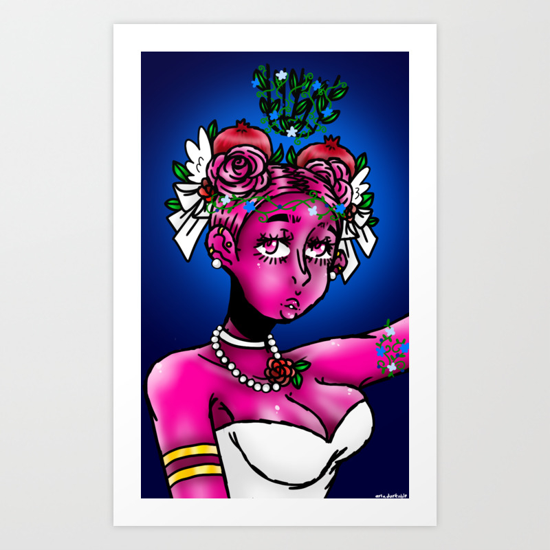 Persphone Lore Olympus Art Print By Djchocolatethunder Society6 All our love and affection. persphone lore olympus art print by djchocolatethunder