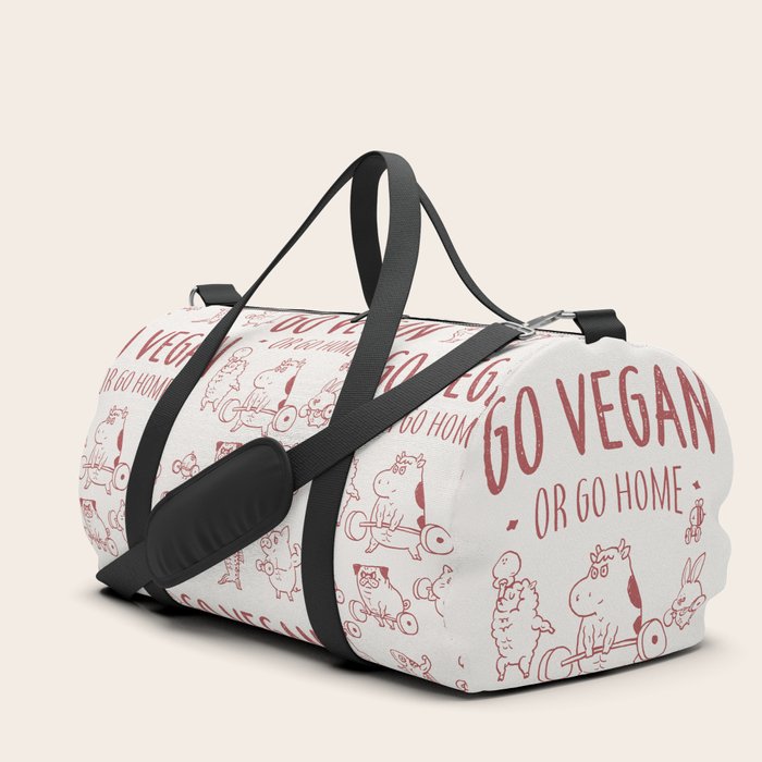 vegan duffle bag