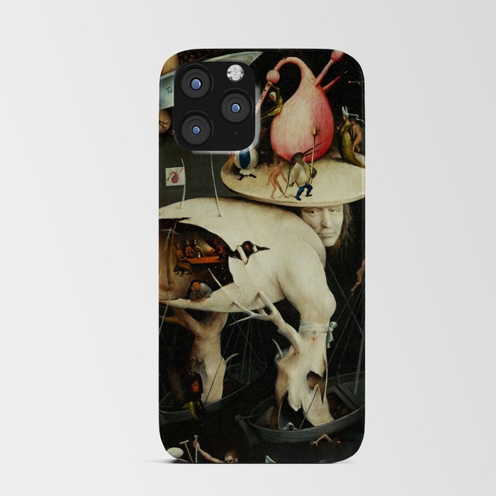Remastered Art The Garden of Earthly Delights by Hieronymus Bosch Triptych 3 of 3 20210109 Detail 1 iPhone Card Case