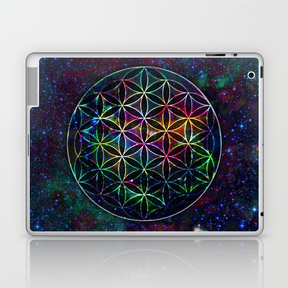 Flower of Life in the Universe - Universe in the Flower of Life Laptop & iPad Skin