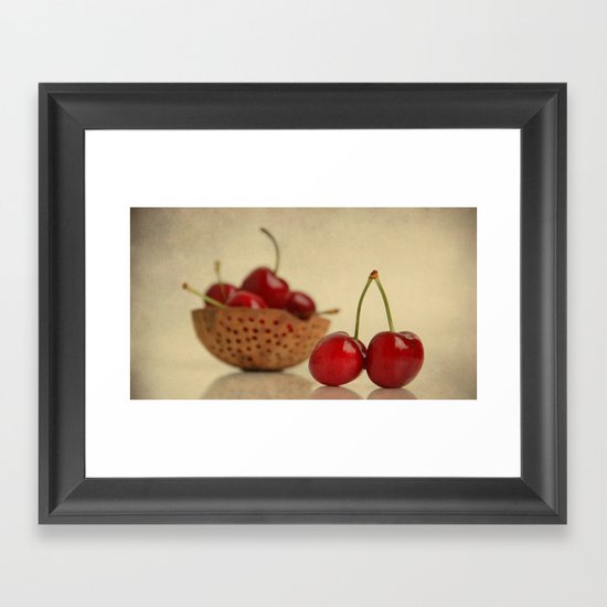 Love Cherries Framed Art Print