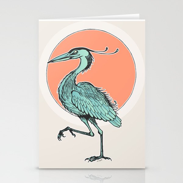 Blue Heron Stationery Cards