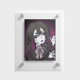 Zombie Anime Girl Floating Acrylic Print