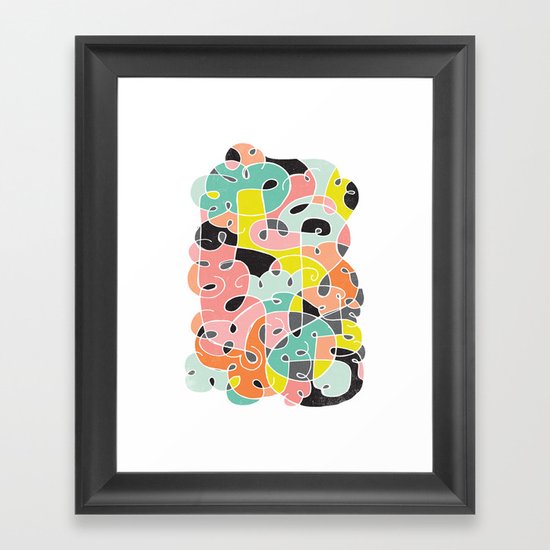 ABSTRACT 1 Framed Art Print