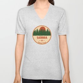 Sierra National Forest V Neck T Shirt