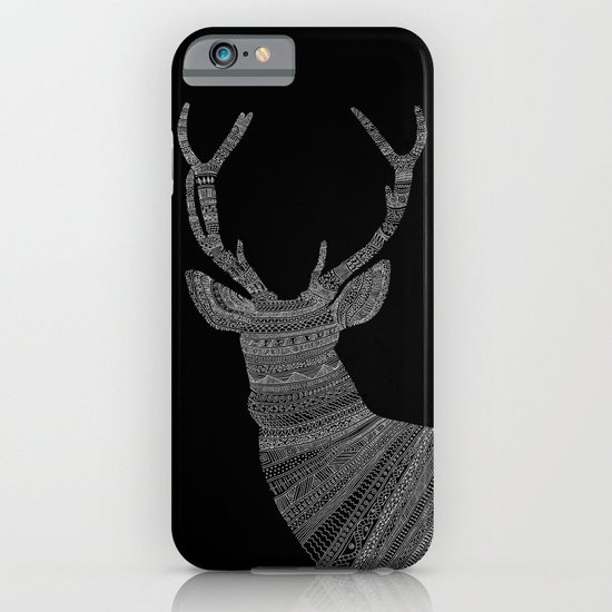 Stag / Deer (On Black) iPhone & iPod Case