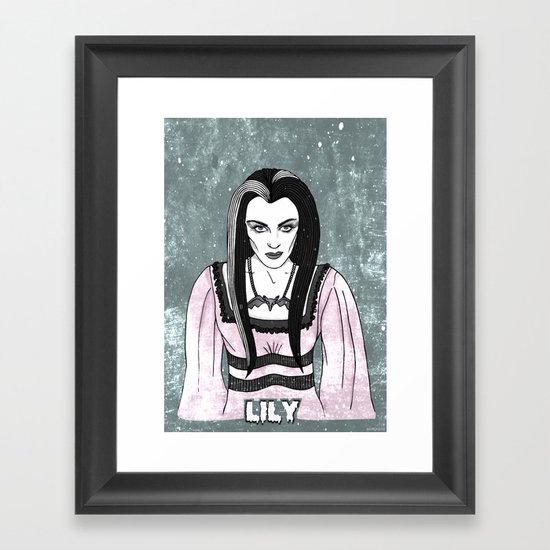 Lily Munster Framed Art Print