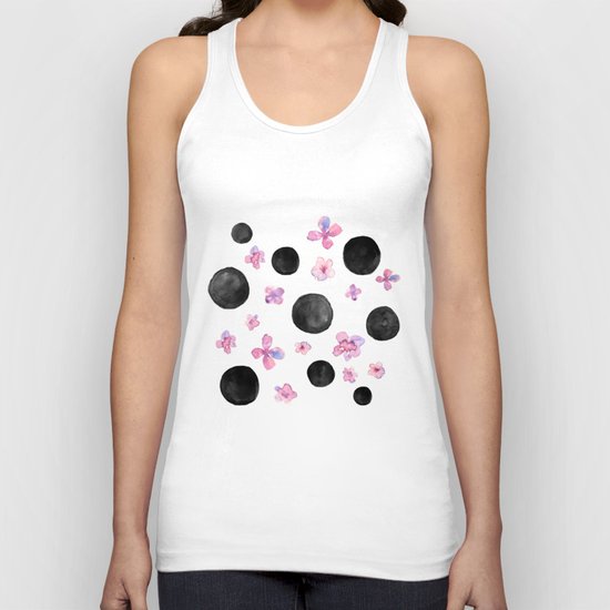 Flora dots Unisex Tank Top