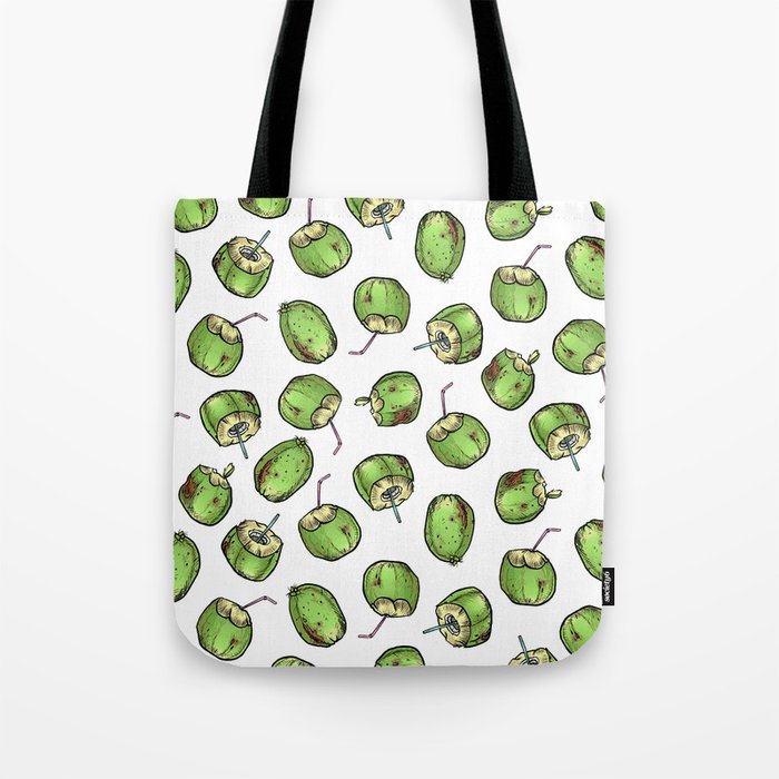 At the Coconut Stand Tote Bag