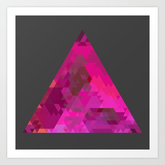 Triangles #8 Art Print