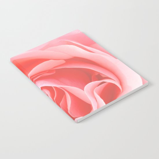 Velvet pink rose - Roses Flowers Flower Notebook