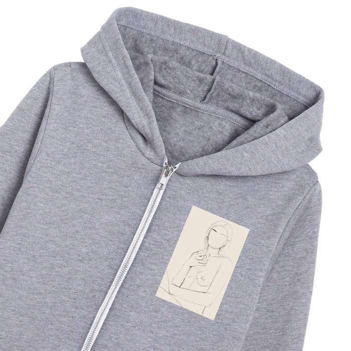 Nude deals girl hoodie