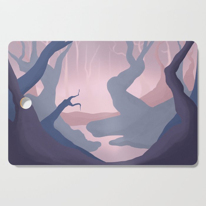 In the Depths of the Forest | Abstract Minimalist Art Cutting Board