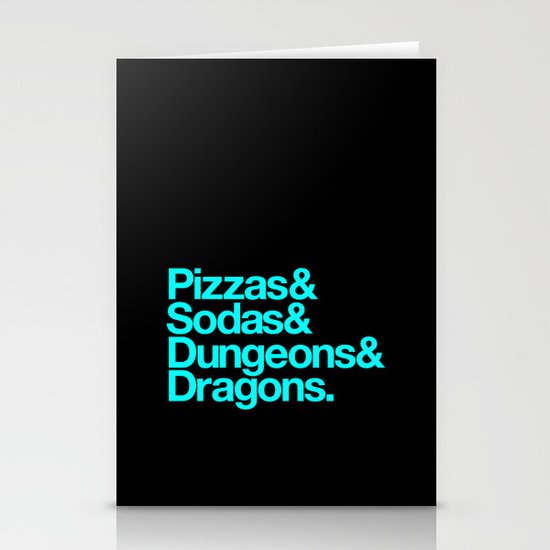 Dungeons & Dragons & Swag Stationery Cards