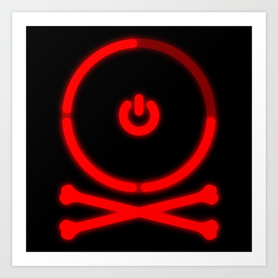 Red Ring Rodger Art Print