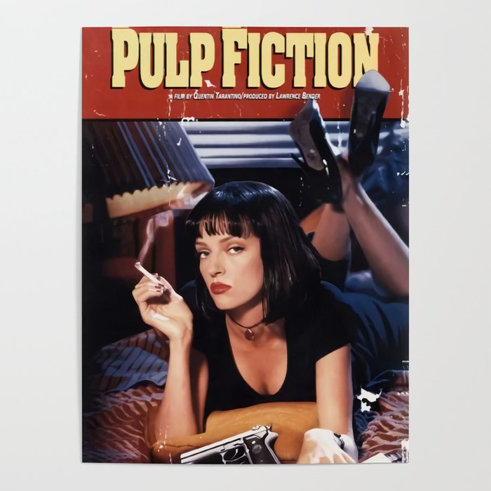 Pulp Fiction Film Poster Wooden Puzzle