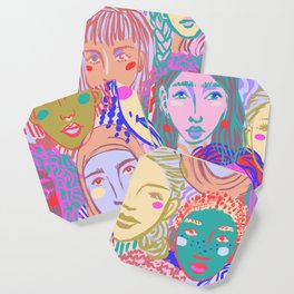 Women Print Coaster