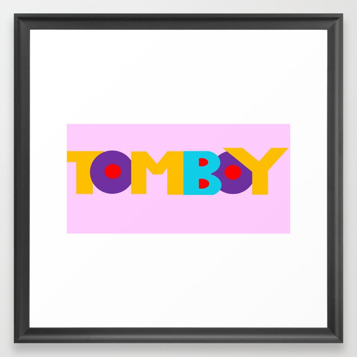 TOMBOY Framed Art Print
