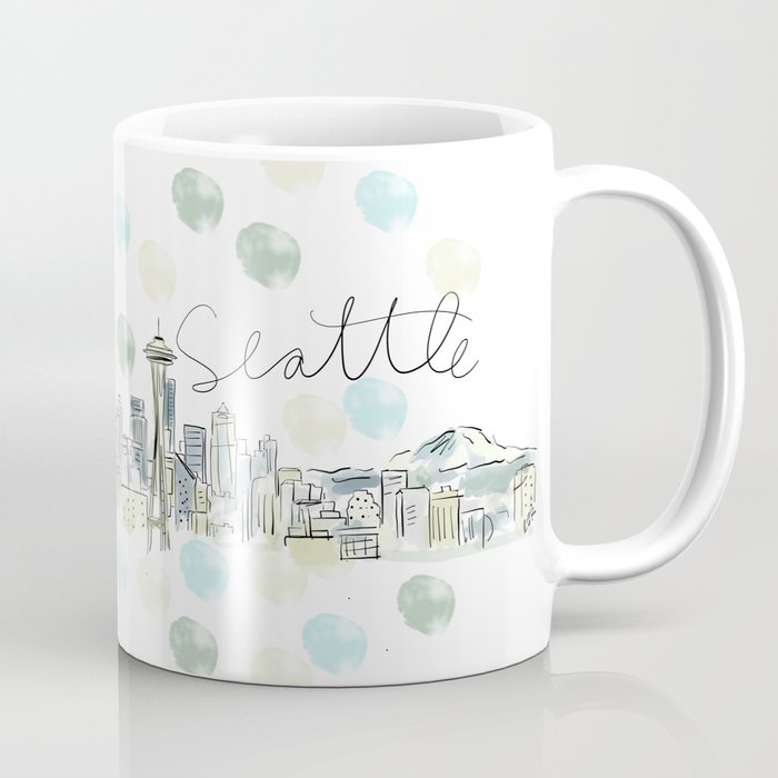 Seattle Skyline RER Coffee Mug