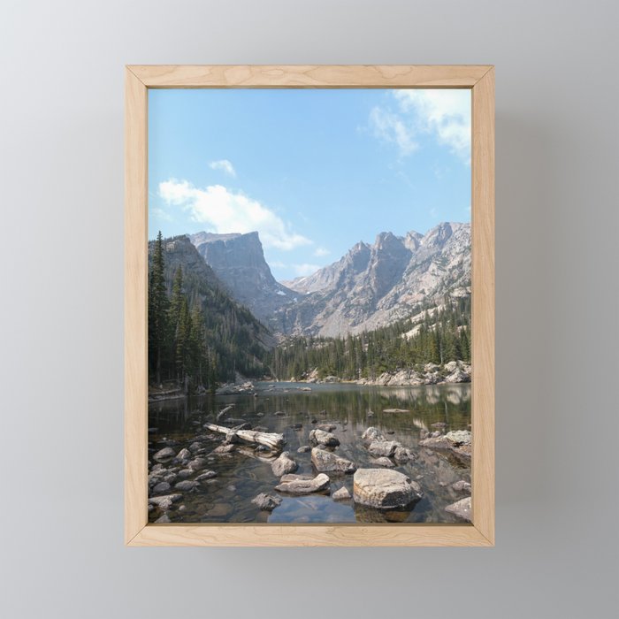Colorado Rocky Mountain National Park Framed Mini Art Print