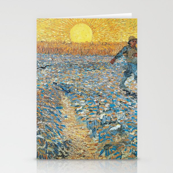 Van Gogh : The Sower (Sower with Setting Sun) Stationery Cards