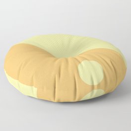 Yin Yang Yellow 2 Floor Pillow
