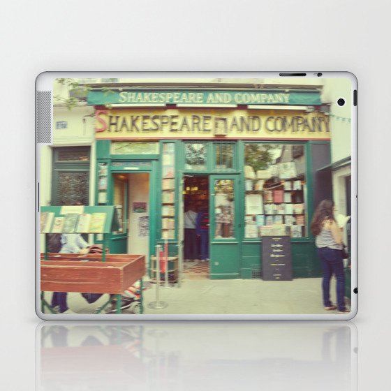 Unfocused Paris Nº 5 | Shakespeare and Co. bookshop | Out of focus photography Laptop & iPad Skin