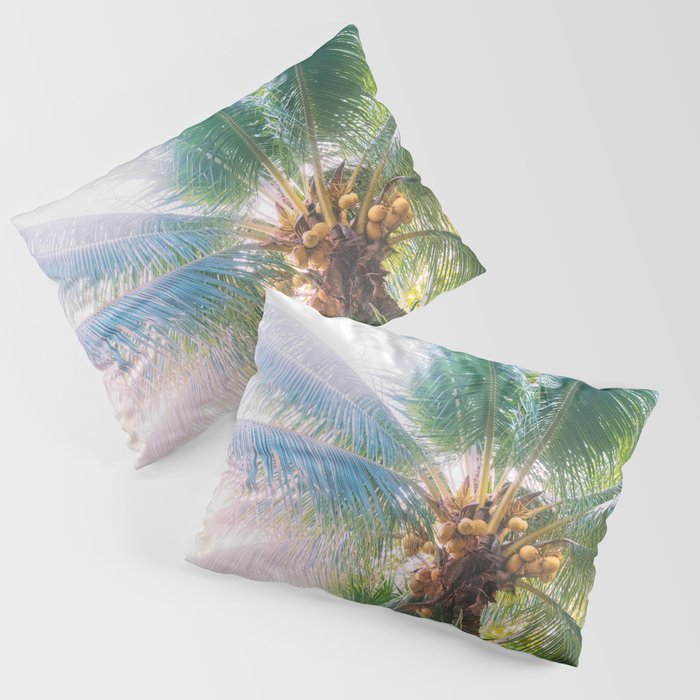 Mexican Palm Tree Vibes #1 #tropical #wall #art #society6 Pillow Sham