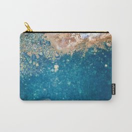 iOS 11 Silver iPad Pro Background Carry-All Pouch