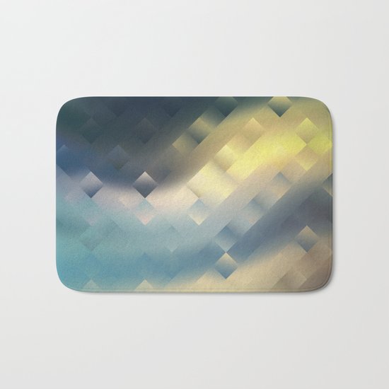 Sunrise. Colorful creative design . Bath Mat