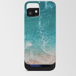 Green ocean iPhone Card Case