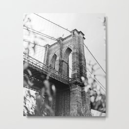 Brooklyn Bridge, New York Metal Print | Landscape, Newyorkskyline, Vintage, Usa, Photo, Nyc, Cityline, Manhattan, Brooklyn, Newyork 