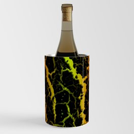 Cracked Space Lava - Red/Lime Wine Chiller