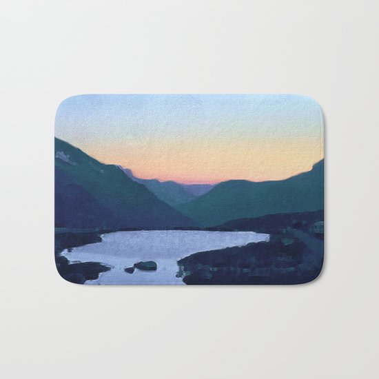 Obertalbach, Sustenpass, Swiss alps Bath Mat