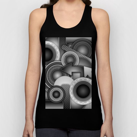Monochrome Mayhem Unisex Tank Top