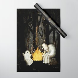 Marshmallows and ghost stories Wrapping Paper