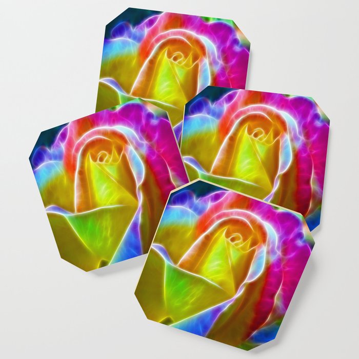 Elegance Is A Glowing Inner Peace Coaster By