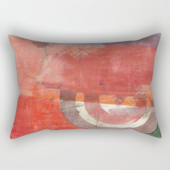 Di Lambretta a Milano (Lambretta in Milan) Rectangular Pillow