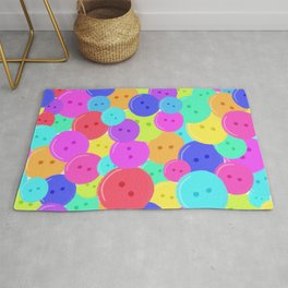 Cute Buttons Rug