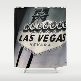 High in Las Vegas Shower Curtain