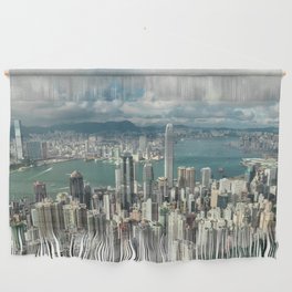 Hong Kong city scape Wall Hanging