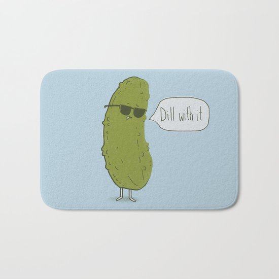 Dill with it Bath Mat