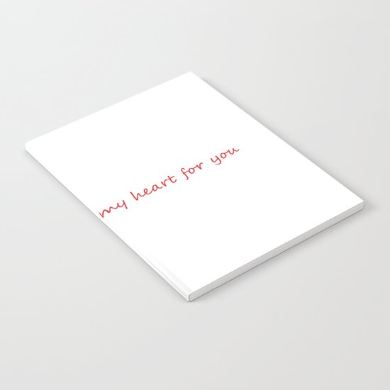 Abstract Heart Notebook