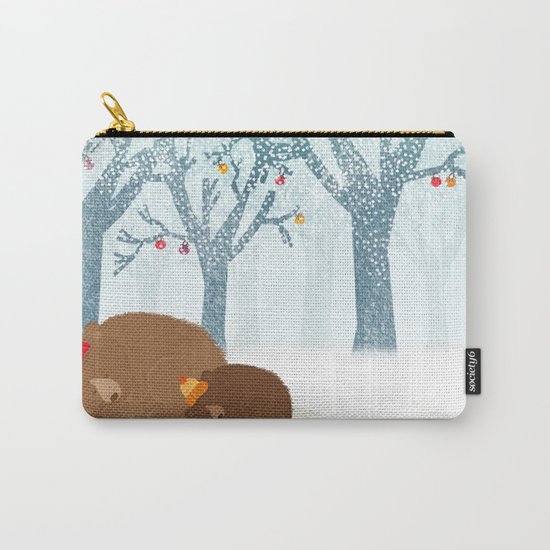 Sleeping winter Carry-All Pouch