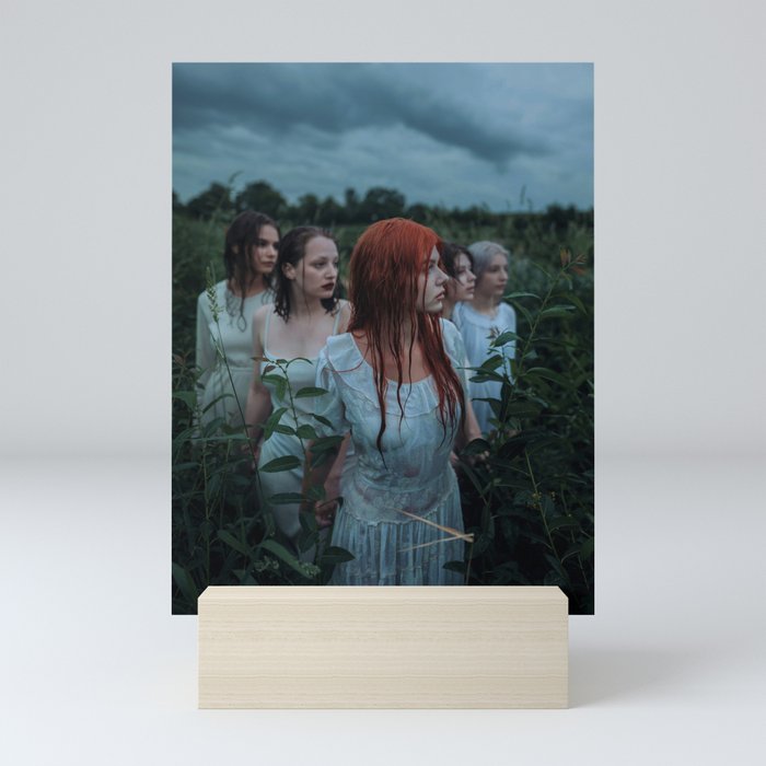 Lost horizon; the stories and visions of girls and women female friends portrait fantasy color photograph / photography Mini Art Print