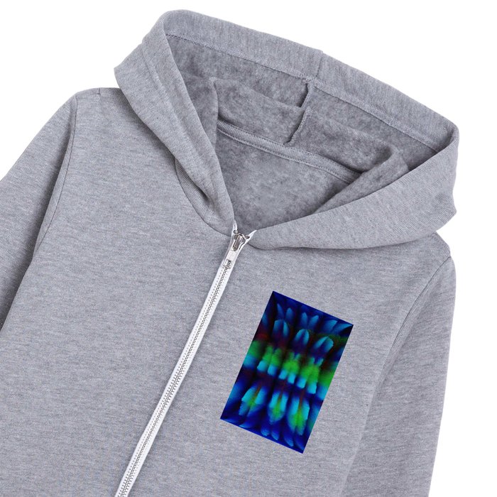 Big Bursting Tie-Dye 2 Kids Zip Hoodie