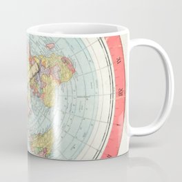 Alex Gleason's New Standard Map Of The World Flat Earth Coffee Mug
